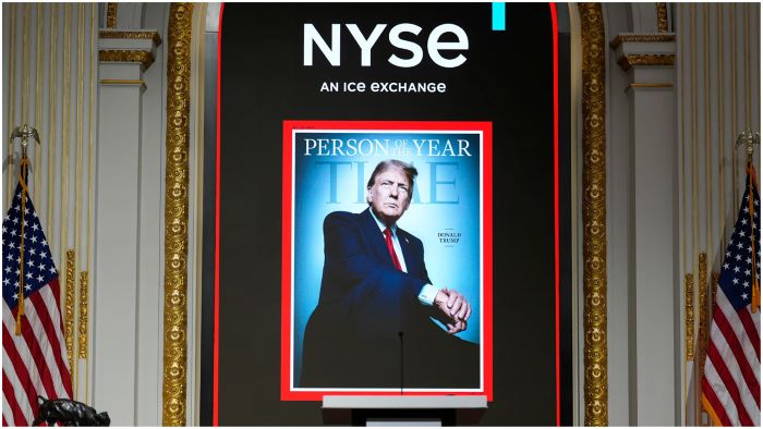 দ্বিতীয় বার টাইম ম্যাগাজিনের বর্ষসেরা ট্রাম্প